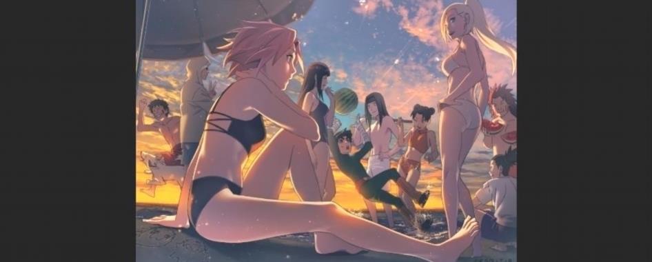 Naruto devoile lillustration dete avec Sakura et autres ImlJ1Y 1 6