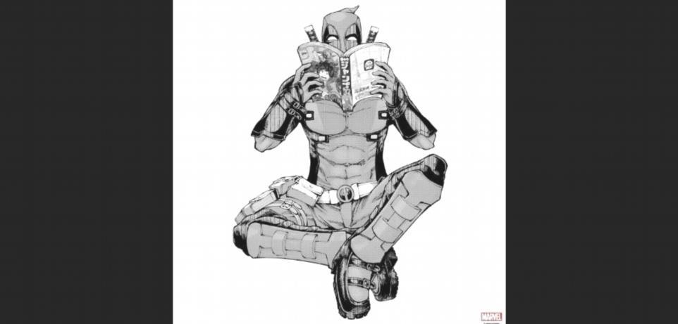 Inserer une image de Deadpool Samuraile livre de coloriage officiel EKmS8RFQz 10 12